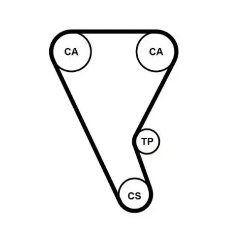 Timing belt ct1257 continental - timing,